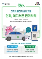  서울시, 전기차 충전기 설치비 최대 50% 지원