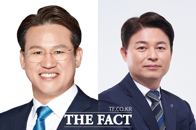 6·3 지방선거 부천시장 선거에 도전장을 낸 더불어민주당 서진웅 예비후보(왼쪽)와 조용익 예비후보. /선관위