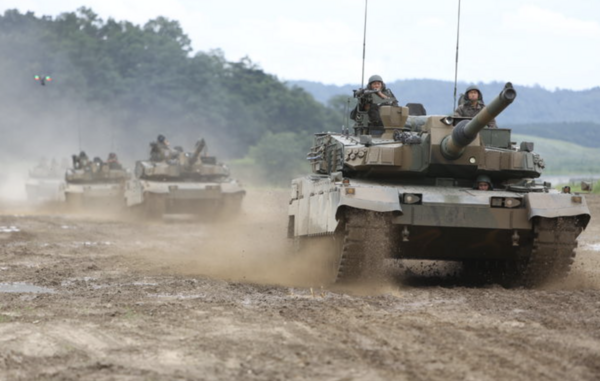 현대로템 K2전차 전술기동. /현대로템