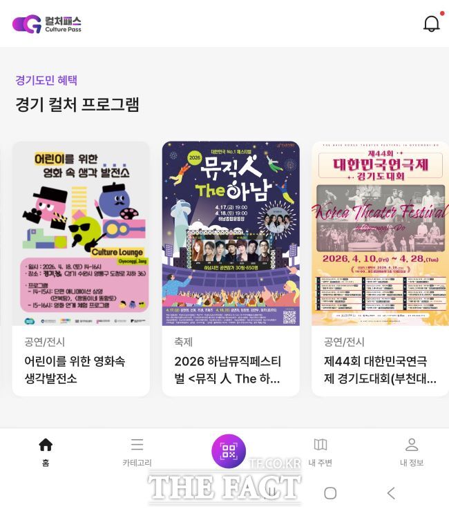 경기 컬처패스 프로그램. /경기도