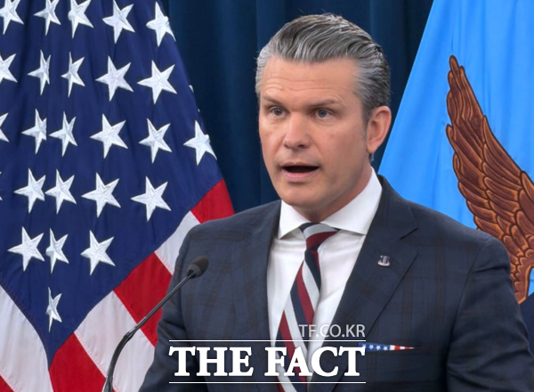 피트 헤그세스 미국 국방부 장관. /뉴시스