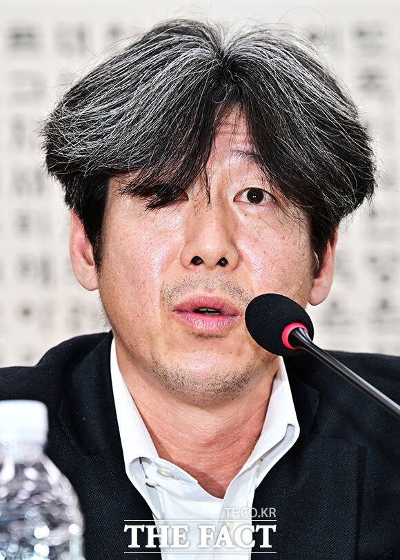 증언하는 남욱 변호사.