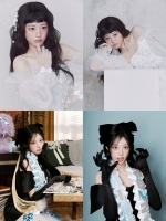  QWER 히나, 개인 콘셉트 포토 공개…'러블리 결정체'