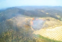  안동 길안면 야산서 산불…헬기 4대 투입 진화 중