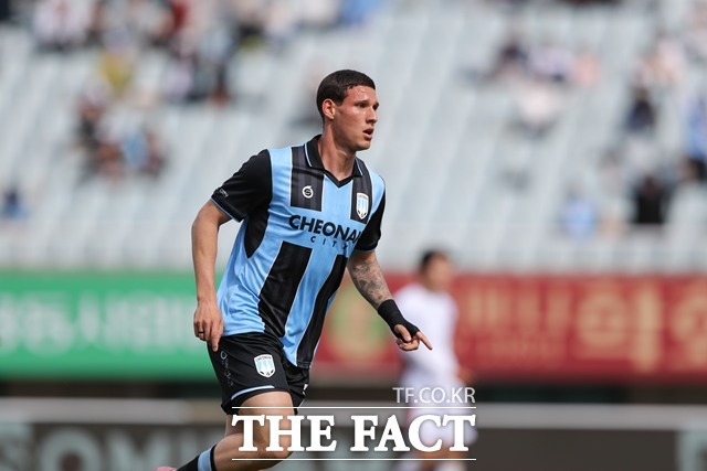 천안의 새로운 '해결사' 사르자니./K리그