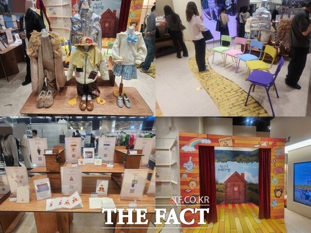 '방과후 태리샘' 팝업에는 프로그램의 여운을 느낄 수 있는 배경과 굿즈 등이 진열돼 있는 가운데 다양한 방문객들이 현장을 즐겼다. /김샛별 기자