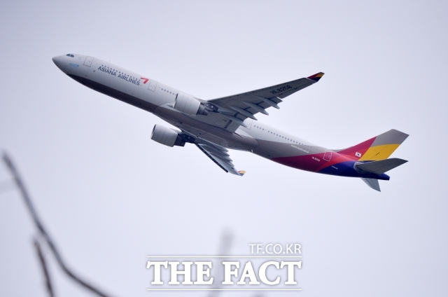 아시아나항공이 항공유 급등 영향으로 일부 국제선 감편을 결정했다. 사진은 아시아나 항공기./더팩트 DB