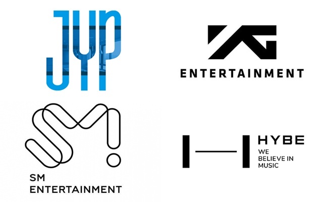 JYP엔터테인먼트, YG엔터테인먼트, 하이브, SM엔터테인먼트(위 왼쪽부터 시계방향)가 패노미논 개최를 추진한다. /JYP엔터테인먼트, YG엔터테인먼트, SM엔터테인먼트, 하이브