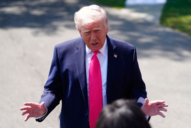 도널드 트럼프 미국 대통령이 레바논에서 10일간 교전을 중단하기로 합의했다고 발표했다. /AP.뉴시스