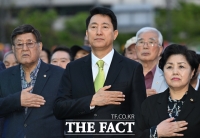  4.19혁명 서울시 기념행사 참석한 오세훈 [포토]