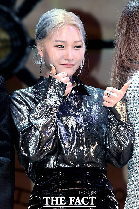 가수 손승연이 MBC 예능프로그램 '1등들' 최종 1위에 올랐다. 사진은 2021년 2월 서울 용산구 블루스퀘어 신한카드홀에서 열린 뮤지컬 '위키드' 공동인터뷰에 참석한 모습. /더팩트 DB