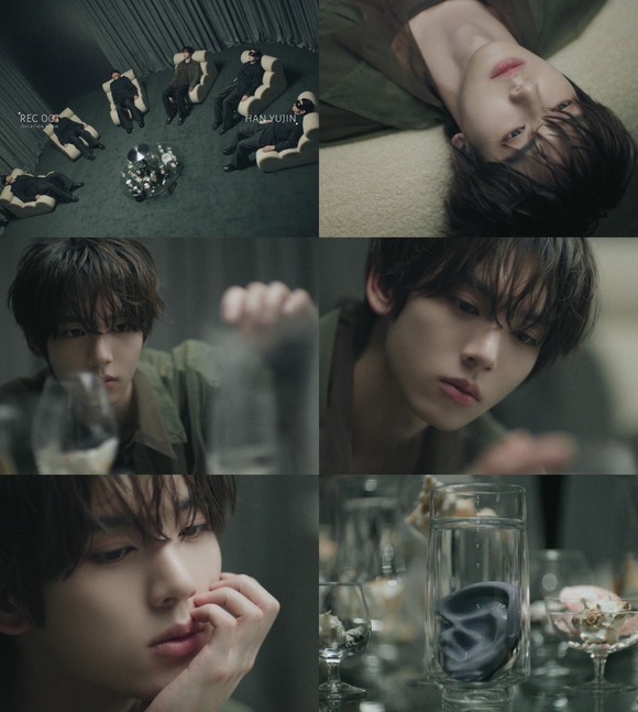 앤더블 한유진이 'SILENCE CRACKS' 영상을 공개했다. 멤버 각자가 지닌 고유한 소리로 겉보기 좋은 허상만 좇는 이들의 잃어버린 감각을 깨어준다는 콘셉트의 트레일러 영상이다. /YH엔터