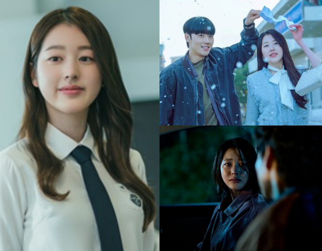 '장원영 친언니'로 먼저 이름을 알린 장다아는 데뷔작 '피라미드 게임'을 시작으로 '금쪽같은 내스타'에 이어 '살목지'(왼쪽 위부터 시계방향)로 다양한 장르의 캐릭터를 소화하며 자신의 입지를 탄탄하게 다지고 있다. /각 작품 캡처