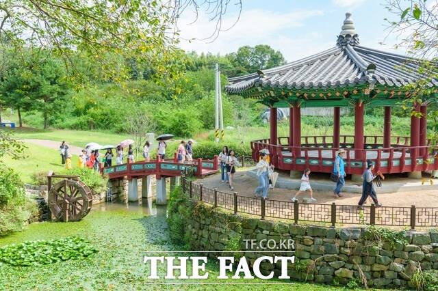 지난해 당진 면천읍성 360도 투어 운영 장면. /당진시