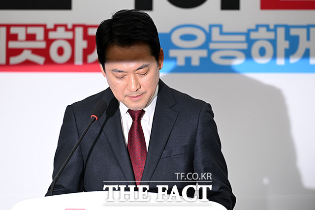 장동혁 국민의힘 대표가 20일 오전 서울 여의도 국회에서 열린 방미 성과 관련 기자간담회에서 발언을 하고 있다. /국회=서예원 기자