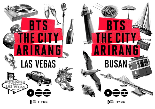 '더 시티 아리랑' 라스베이거스는 오는 5월 20일부터 31일(현지 시간)까지, 부산은 6월 5일~21일 열린다. /빅히트 뮤직