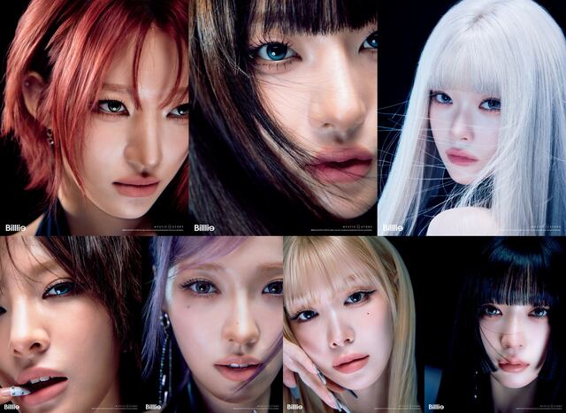 빌리의 시윤 션 츠키 하루나 수현 하람 문수아는 5월 6일 오후 6시 각 음악 사이트에 첫 정규앨범 'the collective soul and unconscious: chapter two'를 발매한다./미스틱