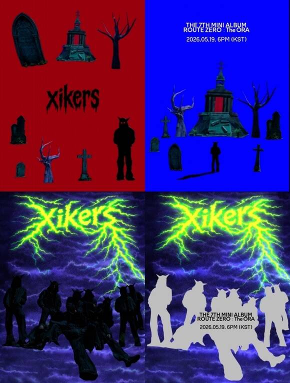 신보 'ROUTE ZERO : The ORA'는 싸이커스가 2023년 3월 데뷔할 때부터 이어온 'HOUSE OF TRICKY' 시리즈를 마무리한 후 새롭게 선보이는 시리즈의 시작이다. /KQ엔터