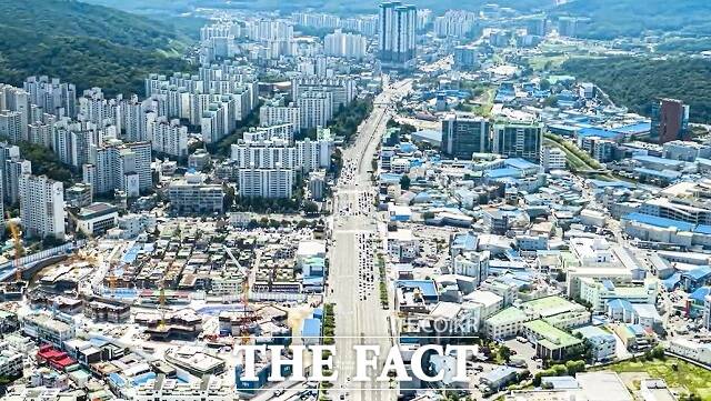 경기 의왕시 오전동 노후 공업지역 전경. /의왕시