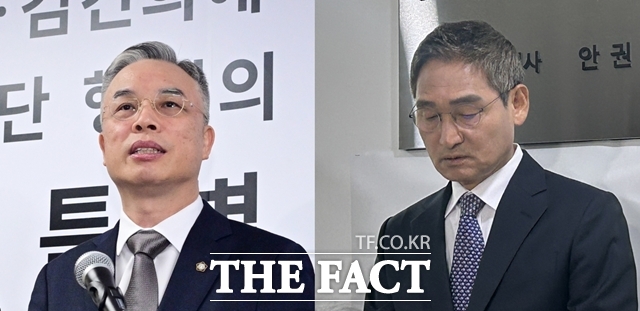 (왼쪽부터) 권창영 종합특별검사, 안권섭 상설특별검사. /더팩트 DB