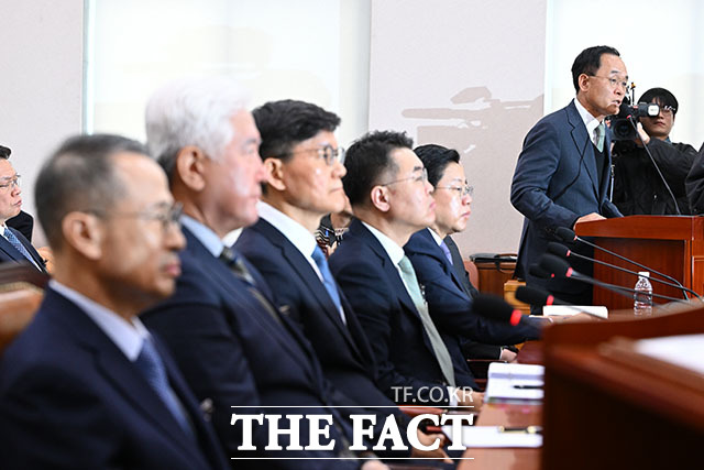 강백신 대구고검 검사가 의원 질의에 답변하고 있다.