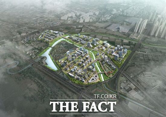 경기 고양시가 오는 2027년 12월 준공을 목표로 고양시 일산서구 대화동 일원에 조성 중인 '고양 일산테크노밸리 도시첨단산업단지' 조감도 /고양시