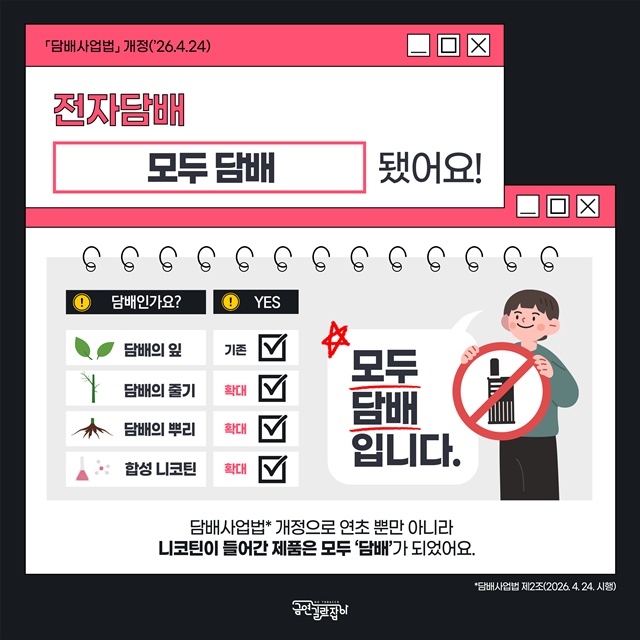 강서구가 전자담배를 포함한 모든 담배 제품에 대한 단속을 강화한다. /강서구