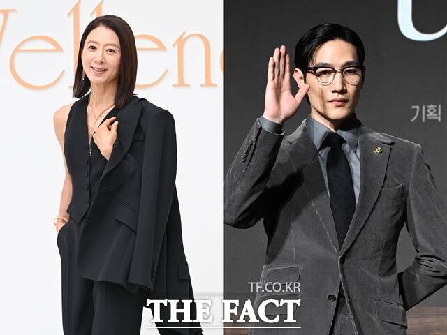 배우 김희애(왼쪽)와 노상현이 JTBC 새 드라마 '골드디거'로 호흡을 맞춘다. /더팩트 DB