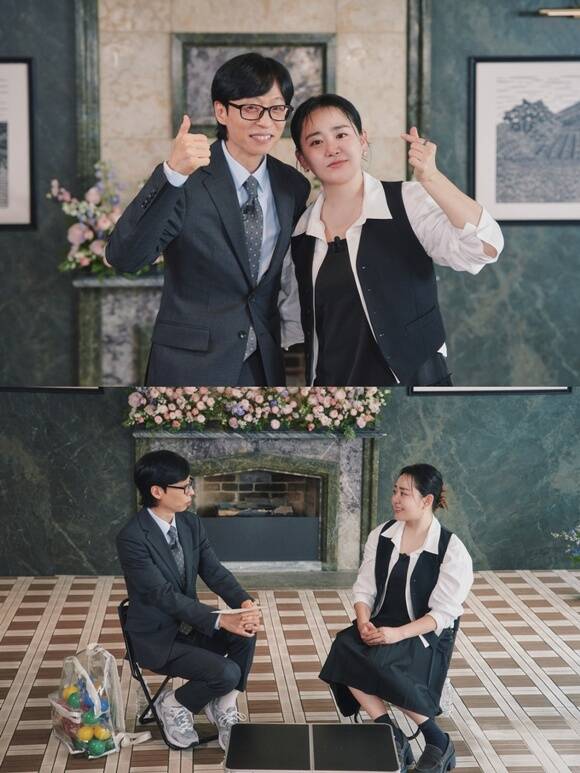 배우 문근영(오른쪽)이 tvN 예능프로그램 '유 퀴즈 온 더 블럭'으로 방송인 유재석과 14년 만에 재회한다. /tvN