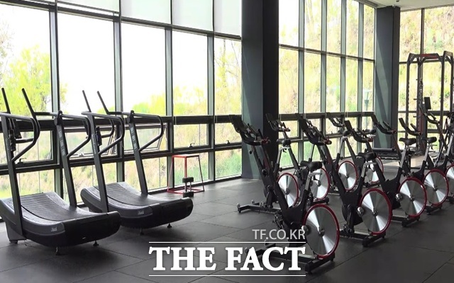 22일 오승혁의 현장은 천안에 위치한 코리아풋볼파크를 찾았다. 이곳의 피트니스 센터 모습. /코리아풋볼파크(천안)=오승혁 기자