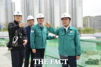  김석필 천안시장 권한대행, 대형 건설 공사 현장 안전 점검