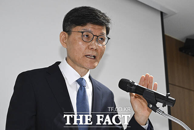 발언하는 정상우 감사원 사무총장.