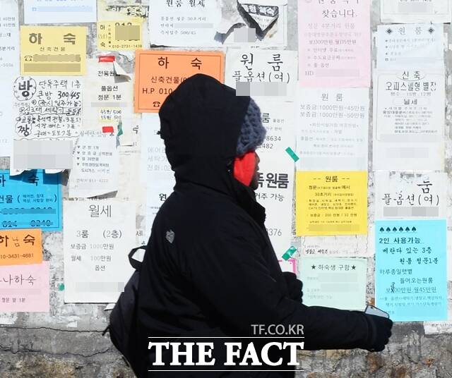 서울 원룸 월세가 한 달 새 5% 넘게 오르며 평균 71만원을 기록했다. /더팩트 DB