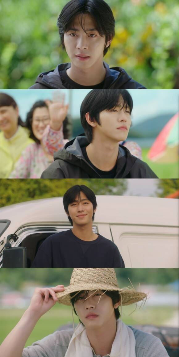 배우 안효섭이 SBS 새 수목드라마 '오늘도 매진했습니다'로 새로운 로코 서사에 도전한 가운데 첫 등장부터 강렬한 눈도장을 찍었다. /SBS 방송화면 캡처