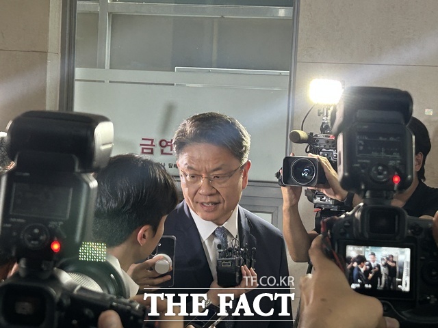 윤석열 전 대통령의 핵심 측근으로 꼽히는 이시원 전 대통령실 공직기강비서관이 2025년 8 29일 오후 채상병 사건 외압 의혹을 수사하는 이명현 특별검사팀에 피의자 신분으로 출석하고 있다. /김해인 기자