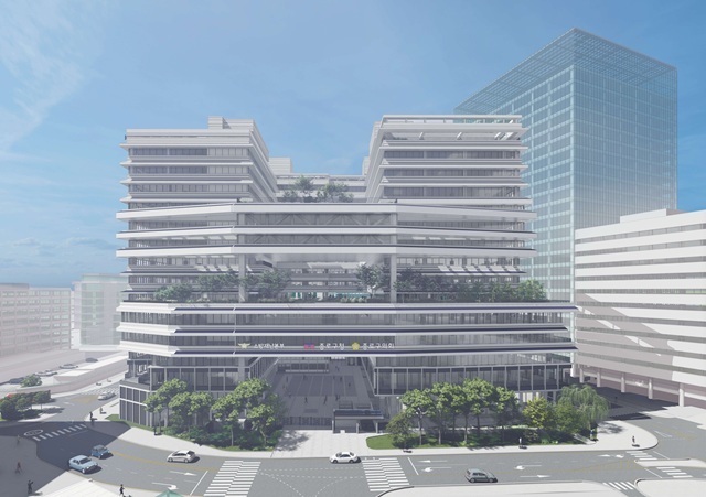 서울 종로구는 '종로구청·소방합동청사 통합개발 사업' 시공사 선정을 위한 발주 절차에 착수했다고 23일 밝혔다. 사진은 종로구청·소방합동청사 조감도 모습. /종로구