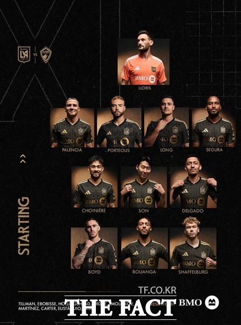 23일 콜로라도 라피즈와 홈 경기에 나선 LAFC의 선발 멤버./LAFC