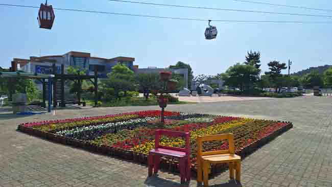 왕피천 케이블카. /울진군