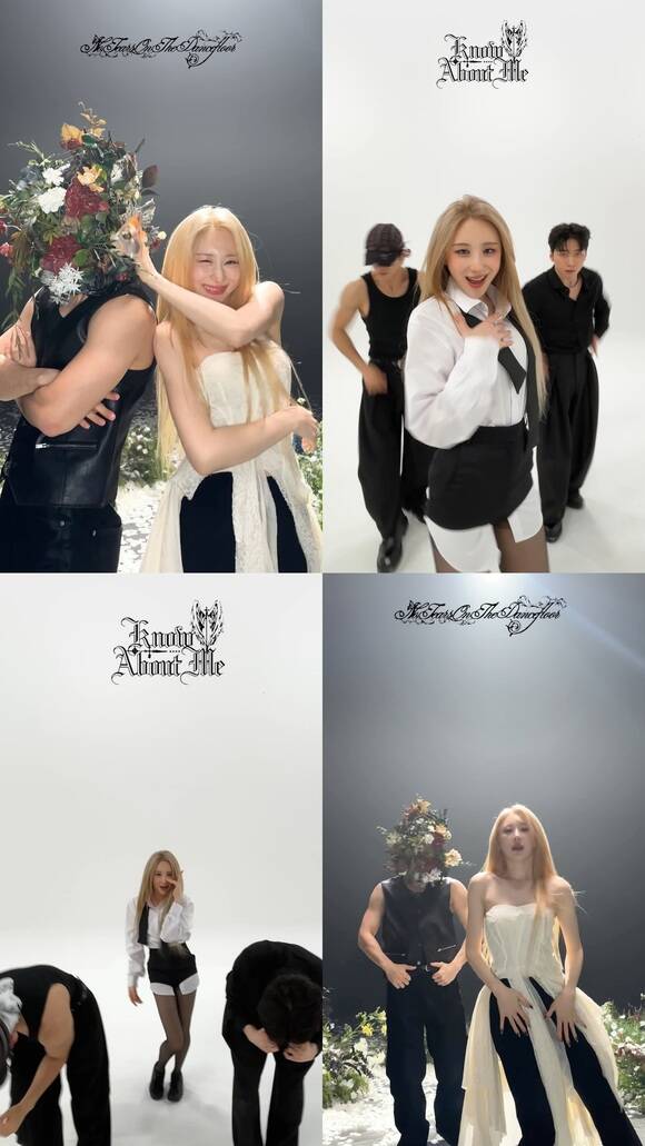 이채연이 새 앨범 발매 전 타이틀곡 'No Tears On The Dancefloor'와 수록곡 'Know About Me'의 댄스 챌린지 영상을 공개했다. /데이원드림