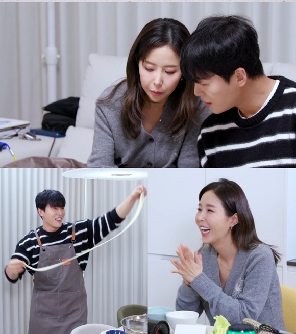 그룹 코요태 멤버 신지(위 왼쪽)와 가수 문원이 KBS2 예능프로그램 '신상출시 편스토랑'에 출연한다. /KBS2