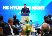  HS효성 조현상, 세계 최대 소재 전시회서 '세일즈 외교' 박차