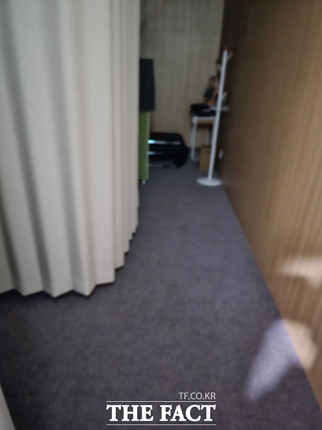 경기도의회 청사 지하 1층 남성 쉼터 /이승호 기자