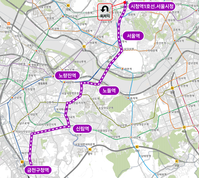 서울시가 오는 29일부터 'A504' 자율주행버스 노선 운행을 시작한다. /서울시