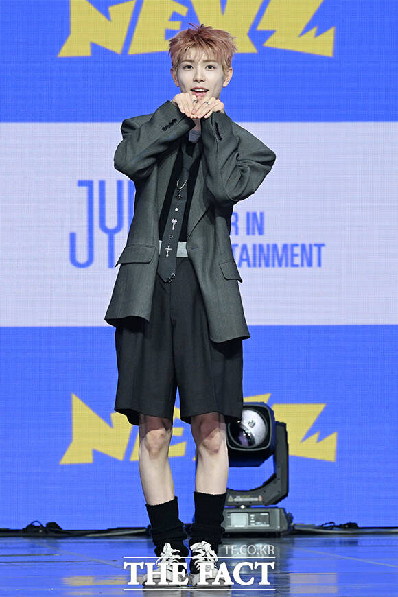 귀여움 뽐내는 그룹 넥스지(NEXZ)의 유키.