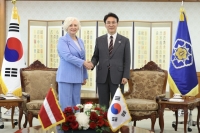  김민석, 라트비아 국회의장 면담…