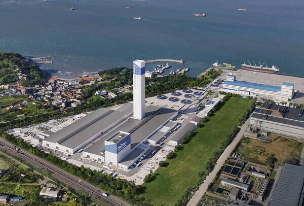 대한전선 당진 해저케이블 1,2 공장 전경 조감도. /대한전선