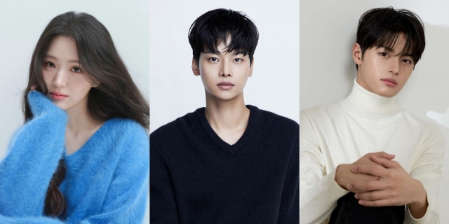 배우 김지은 차학연 박수오(왼쪽부터)가 JTBC 새 드라마 '골드디거' 합류를 확정했다. /나무엑터스, 피프티원케이, 키이스트