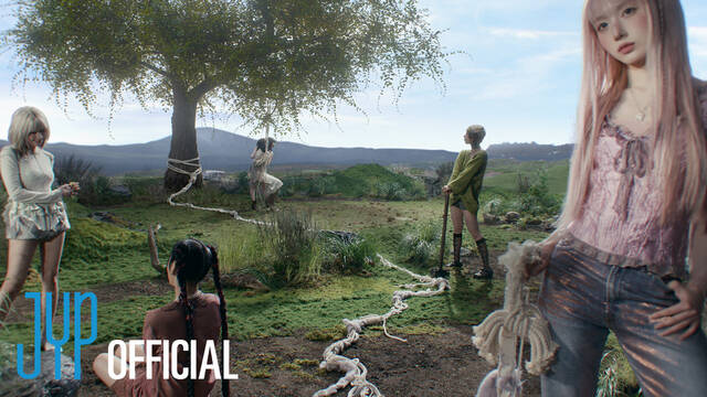 엔믹스는 앨범 발매에 앞서 1번 트랙 'Crescendo' 뮤직비디오를 먼저 공개했다. 믹스토피아 세계관과 뭔가 독특하면서도 듣기 편안한 엔믹스만의 절묘한 지점을 잘 드러낸다. /JYP엔터