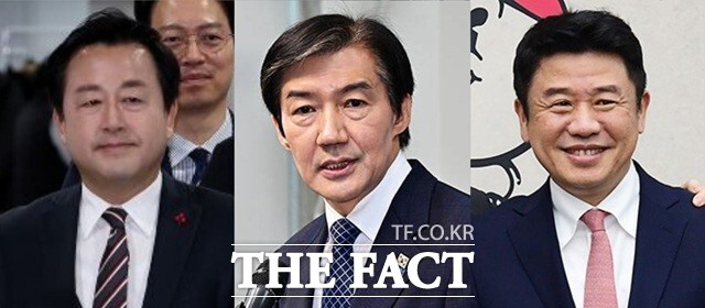 6·3 지방선거와 함께 치러지는 평택을 국회의원 재선거가 '5파전' 양상을 띠면서 단일화 여부가 판세를 가를 최대 변수로 부상하고 있다. 평택을 지역에서의 단일화는 지선판 전체에 영향을 끼칠 수 있어 각 정당도 상황을 예의주시하고 있다. 사진은 평택을 재선거에 출마하는 김용남 더불어민주당 후보(왼쪽부터)와 조국 조국혁신당 대표, 유의동 전 국민의힘 의원. /뉴시스·배정한 기자