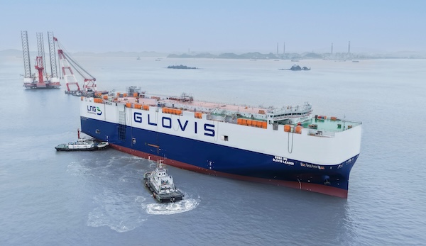 현대글로비스가 도입한 초대형 PCTC인 '글로비스 리더(Glovis Leader)호'. /현대글로비스